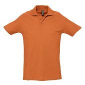 Рубашка поло мужская SPRING 210 оранжевая, размер M