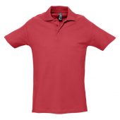 Рубашка поло мужская SPRING 210 красная, размер S