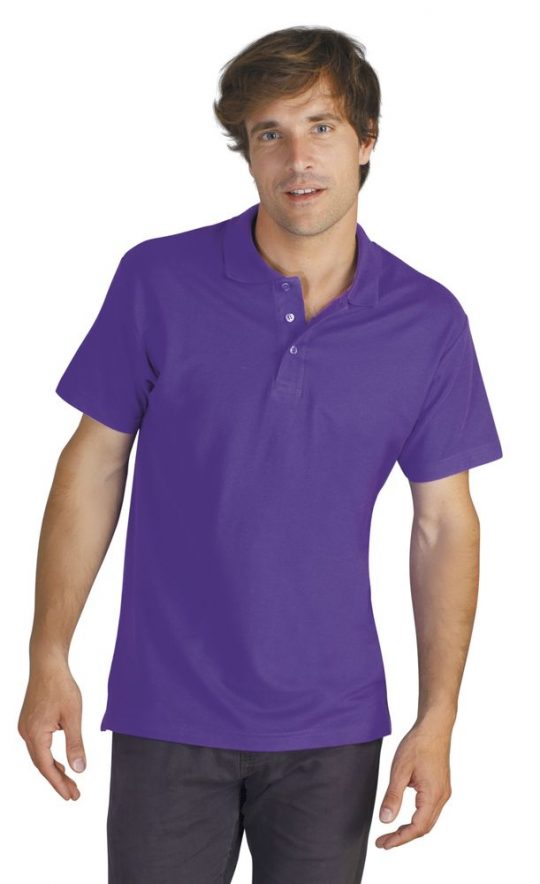 Рубашка поло мужская SPRING 210 темно-фиолетовая, размер XXL