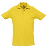 Рубашка поло мужская SPRING 210 желтая, размер M