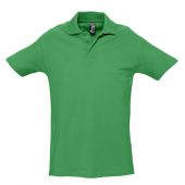 Рубашка поло мужская SPRING 210 ярко-зеленая, размер S