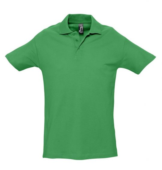 Рубашка поло мужская SPRING 210 ярко-зеленая, размер XL