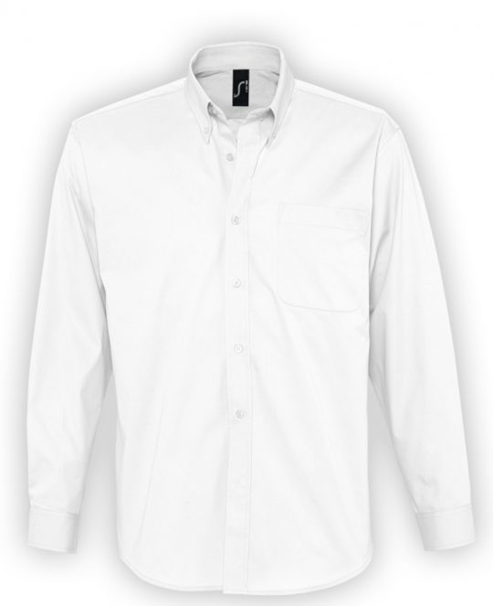 Рубашка мужская с длинным рукавом BEL AIR белая, размер S