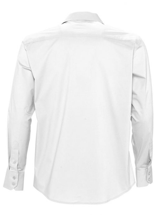 Рубашка мужская с длинным рукавом BRIGHTON белая, размер XL