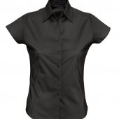 Рубашка женская с коротким рукавом EXCESS черная, размер M