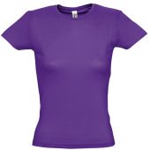 Футболка женская MISS 150 темно-фиолетовая, размер XL