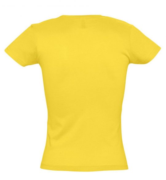 Футболка женская MISS 150 желтая, размер S