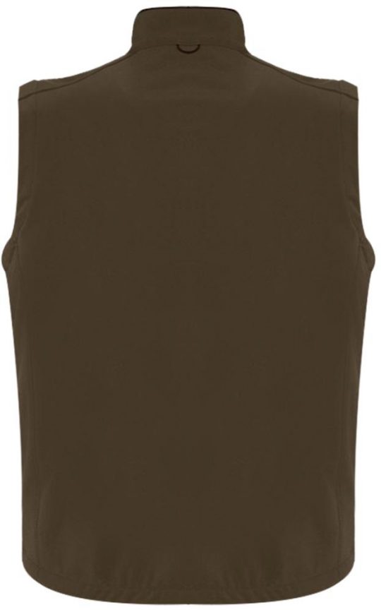 Жилет мужской софтшелл RALLYE MEN шоколадно-коричневый, размер XL