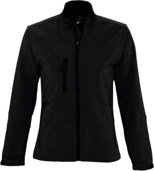 Куртка женская на молнии ROXY 340 черная, размер M