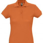 Рубашка поло женская PASSION 170 оранжевая, размер XL