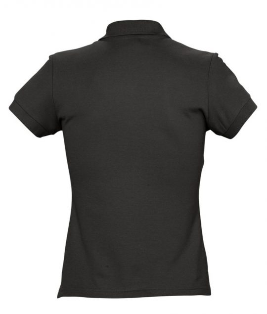 Рубашка поло женская PASSION 170 черная, размер XL