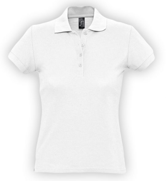 Рубашка поло женская PASSION 170 белая, размер L