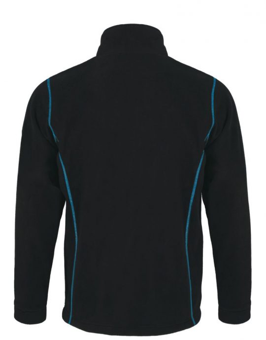 Куртка мужская NOVA MEN 200, черная с ярко-голубым, размер L