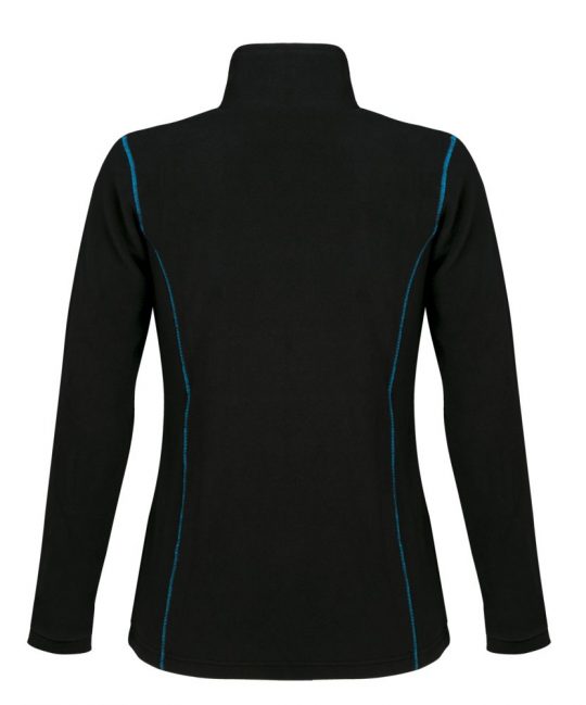 Куртка женская NOVA WOMEN 200, черная с ярко-голубым, размер M