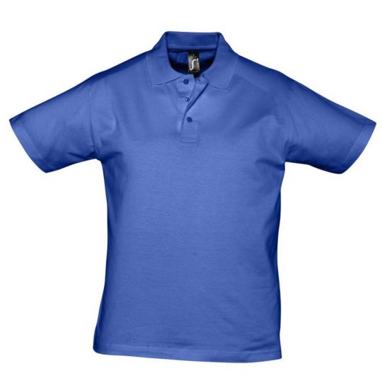 Рубашка поло мужская Prescott men 170 ярко-синяя, размер XL