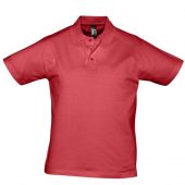 Рубашка поло мужская Prescott men 170 красная, размер XXL