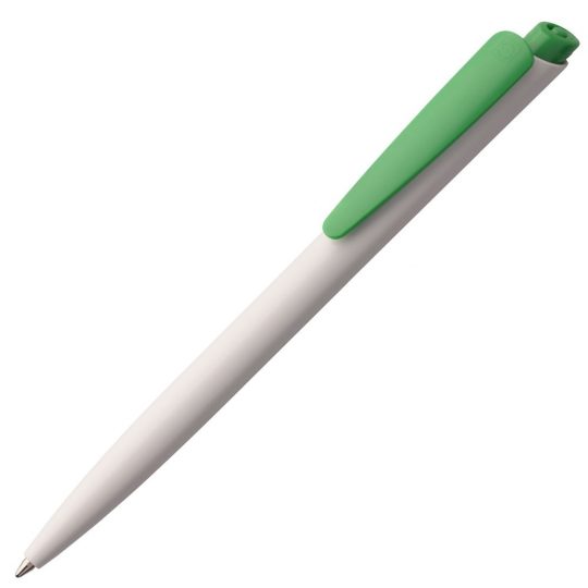 Ручка шариковая Dart Basic, бело-зеленая