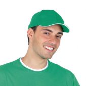 Бейсболка BUFFALO, ярко-зеленая с белым