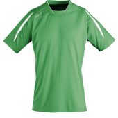 Футболка спортивная MARACANA 140, зеленая с белым, размер M