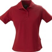 Рубашка поло стретч женская ALBATROSS, красная, размер S