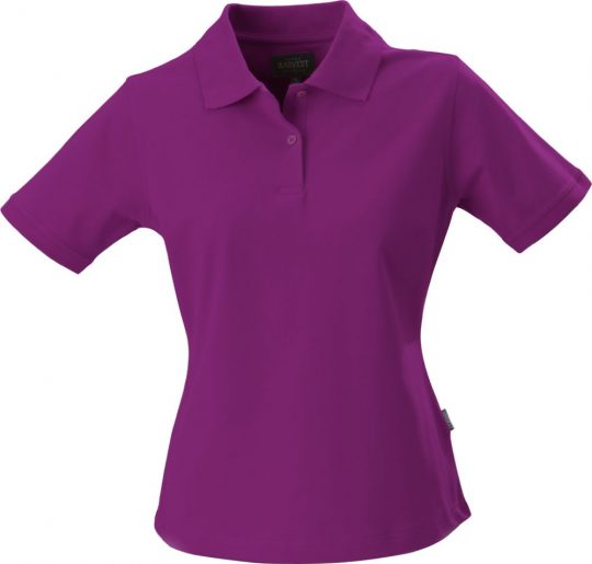 Рубашка поло стретч женская ALBATROSS, лиловая, размер XXL