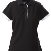 Рубашка поло женская ANTREVILLE, черная, размер L