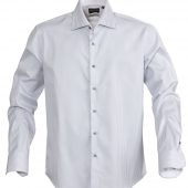 Рубашка мужская в полоску RENO, серая, размер M