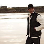 Куртка флисовая мужская LANCASTER, черная, размер S