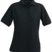 Рубашка поло женская SEMORA, черная, размер M