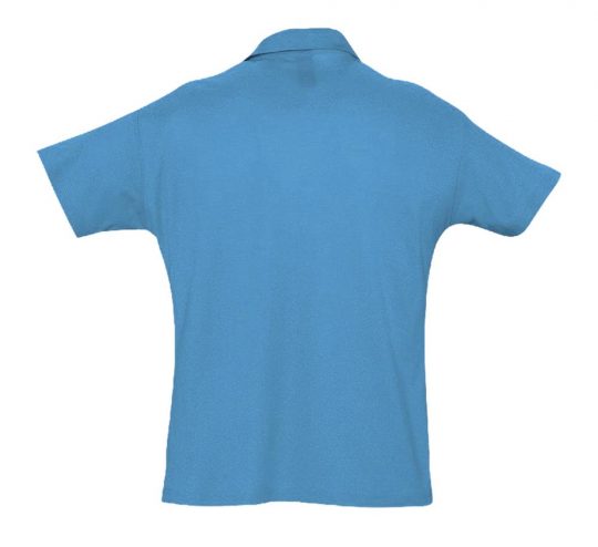 Рубашка поло мужская SUMMER 170 ярко-бирюзовая, размер XXL