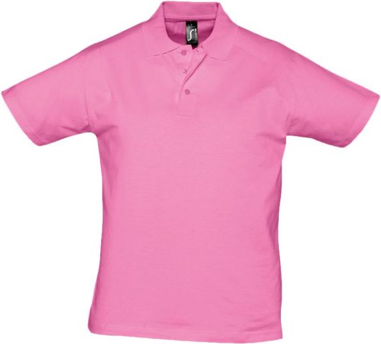 Рубашка поло мужская Prescott men 170 розовая, размер L