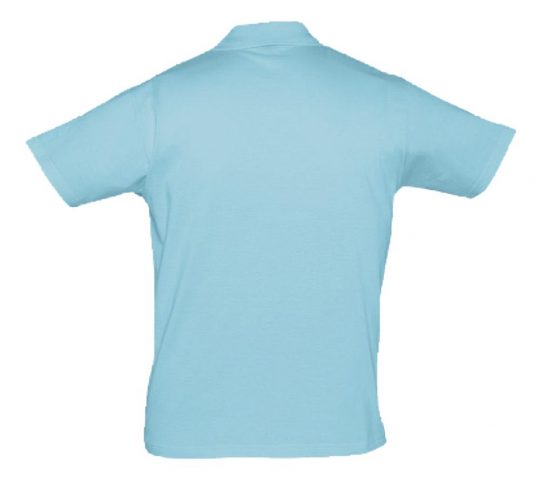 Рубашка поло мужская Prescott men 170 бирюзовая, размер M
