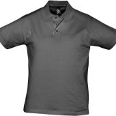 Рубашка поло мужская Prescott men 170 темно-серая, размер L