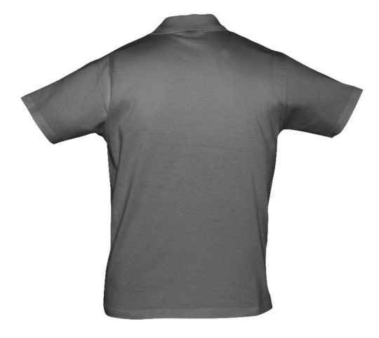 Рубашка поло мужская Prescott men 170 темно-серая, размер XXL