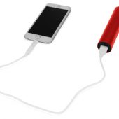 Портативное зарядное устройство с колонкой и подставкой под мобильный телефон, 5200 mAh, красный, арт. 002835403
