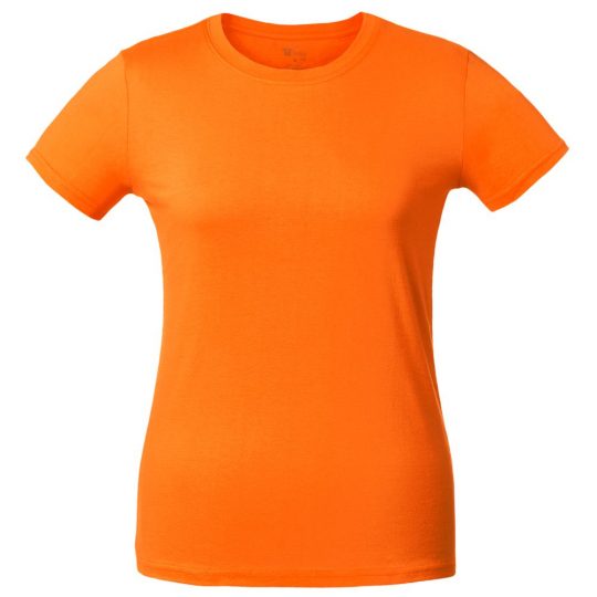 Футболка женская T-bolka Lady оранжевая, размер L