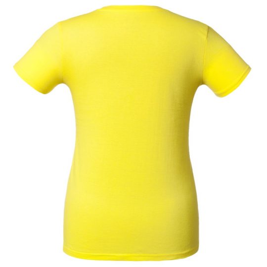 Футболка женская T-bolka Lady желтая, размер XL