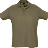 Рубашка поло мужская SUMMER 170 хаки, размер XL