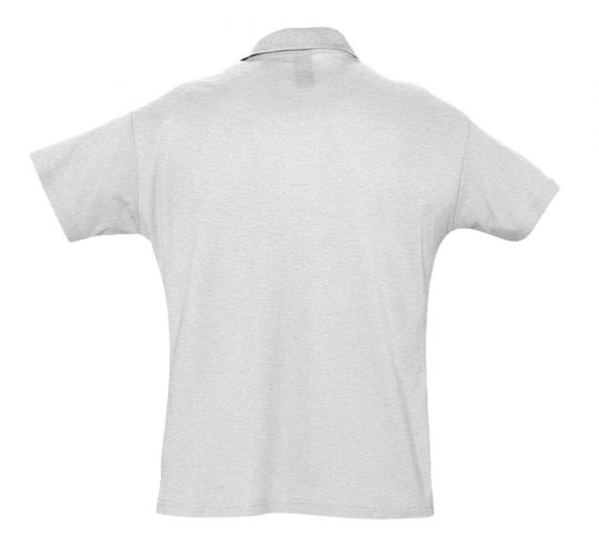 Рубашка поло мужская SUMMER 170 светло-серый меланж, размер XS