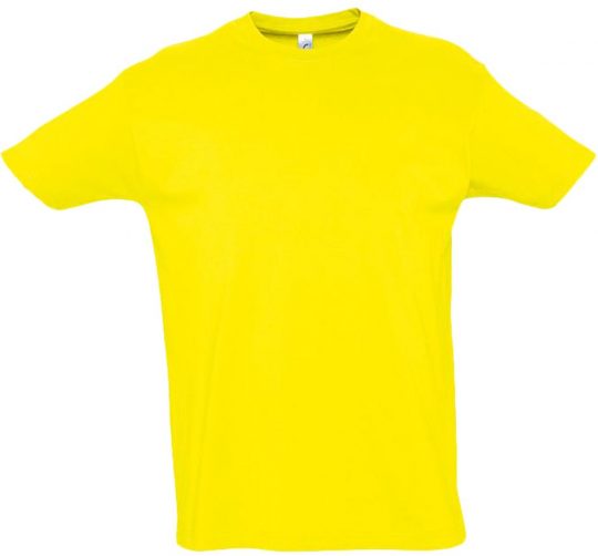 Футболка IMPERIAL 190 желтая (лимонная), размер L