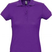 Рубашка поло женская PASSION 170 темно-фиолетовая, размер L