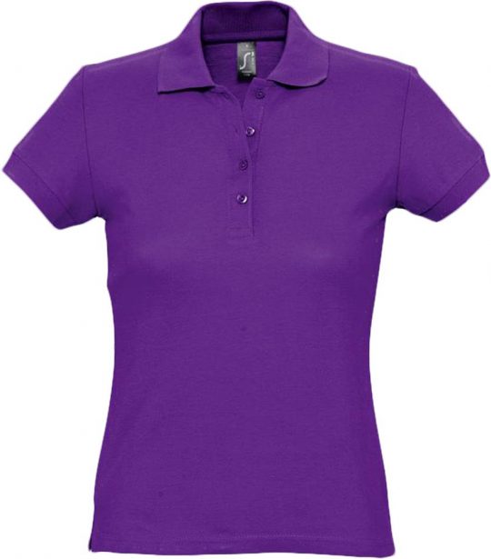 Рубашка поло женская PASSION 170 темно-фиолетовая, размер M