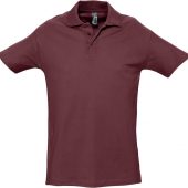 Рубашка поло мужская SPRING 210 бордовая, размер S