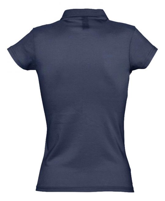Рубашка поло женская Prescott women 170 темно-синяя, размер XL
