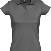 Рубашка поло женская Prescott women 170 темно-серая, размер M