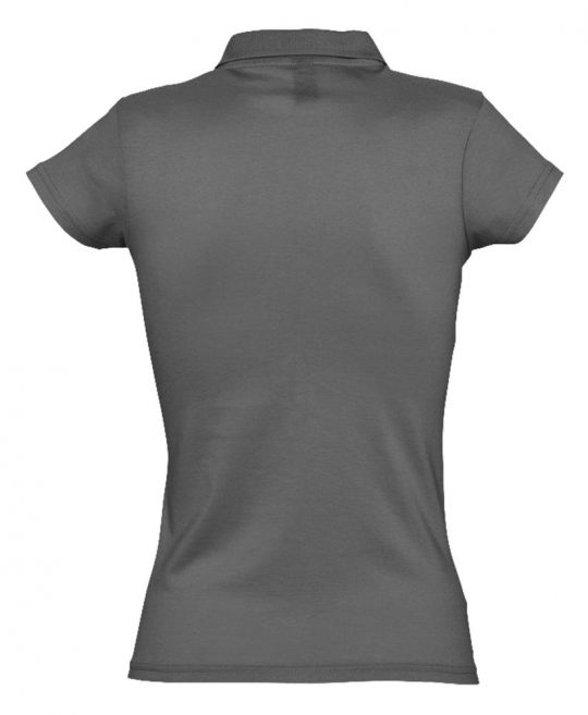 Рубашка поло женская Prescott women 170 темно-серая, размер S