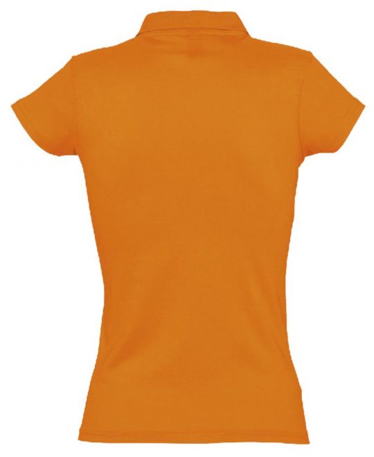 Рубашка поло женская Prescott women 170 оранжевая, размер M