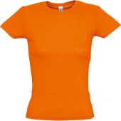 Футболка женская MISS 150 оранжевая, размер M