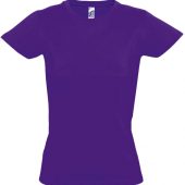 Футболка женская Imperial women 190 темно-фиолетовая, размер XXL