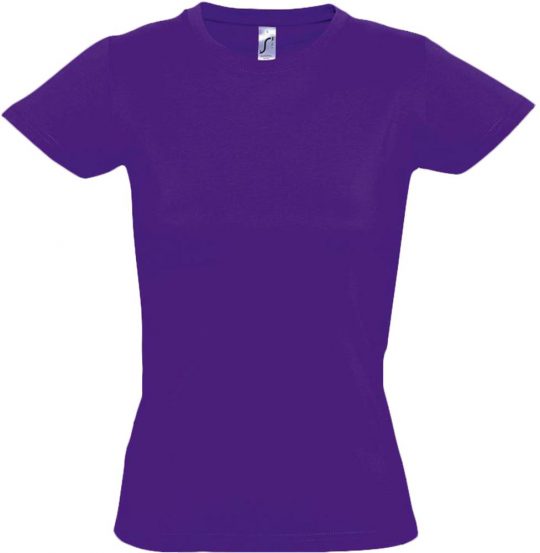Футболка женская Imperial women 190 темно-фиолетовая, размер L